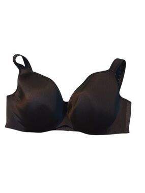 Cacique Lightly Lined Balconette Black Bra Size 42C